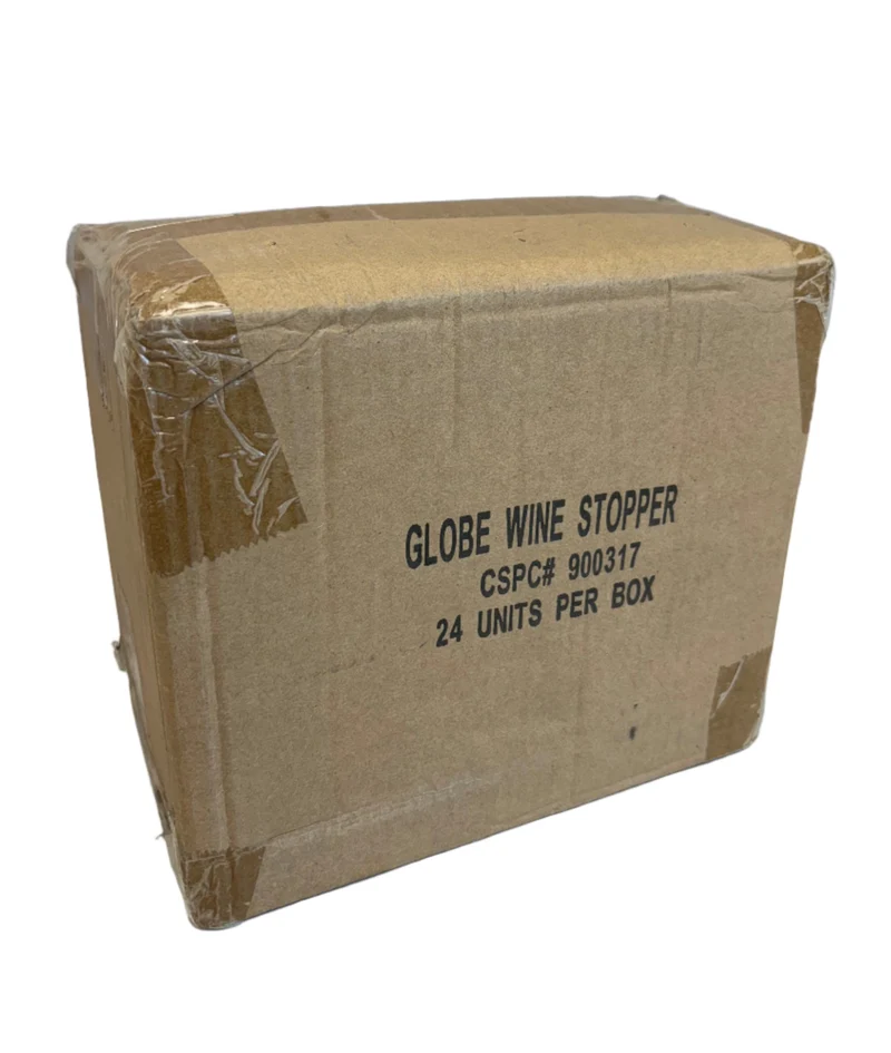 Globe Wine Stopper – 25 Units per Box