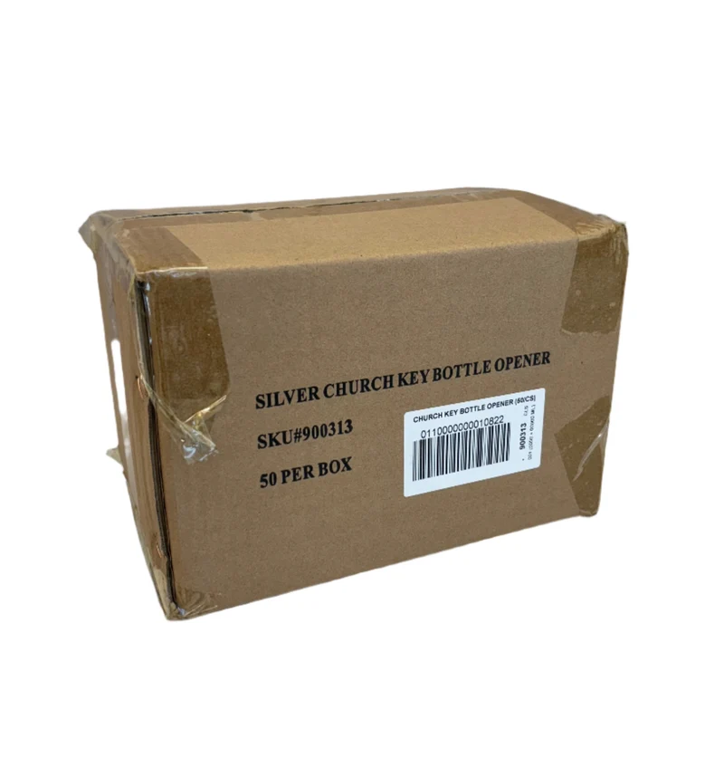 Silver Bottle Opener – 50 Units per Box