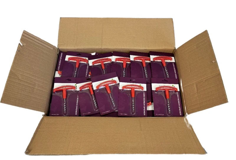 Travel Corkscrew Red - 50 Units per Box