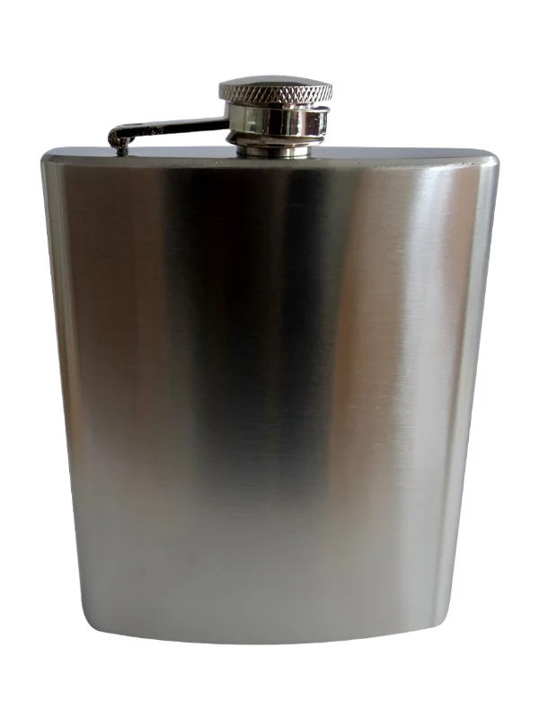 6 oz Stainless Steel Flasks - 12 Units per Box