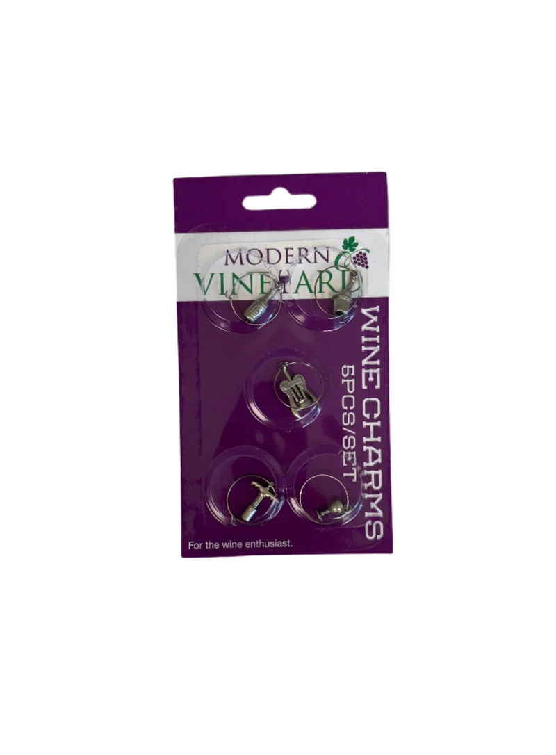 5-Piece Wine Charms - 25 Units per Box