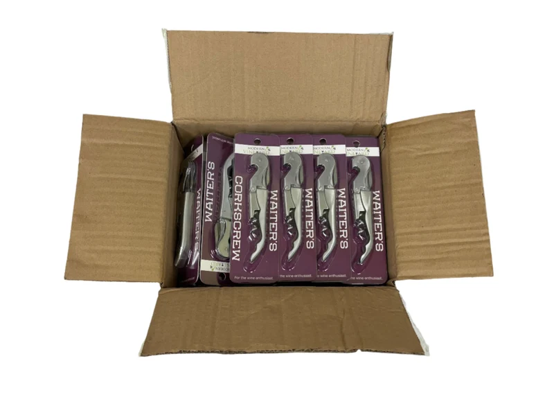 Chrome Corkscrew Opener - 25 Units per Box