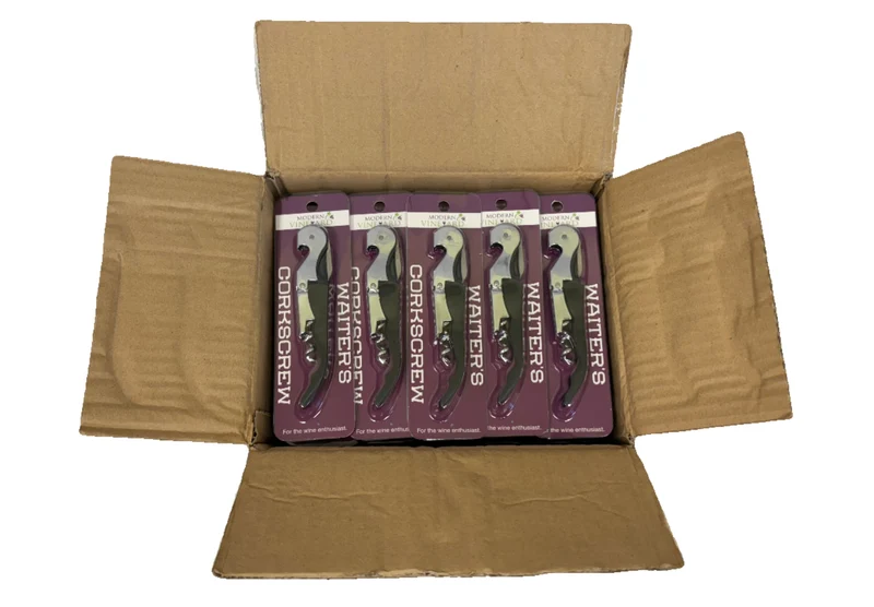 Black Corkscrew Opener - 25 Units per Box