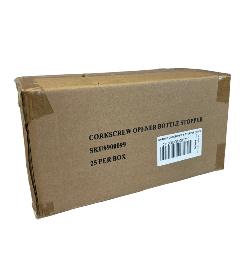 Corkscrew with Stopper - 25 Units per Box