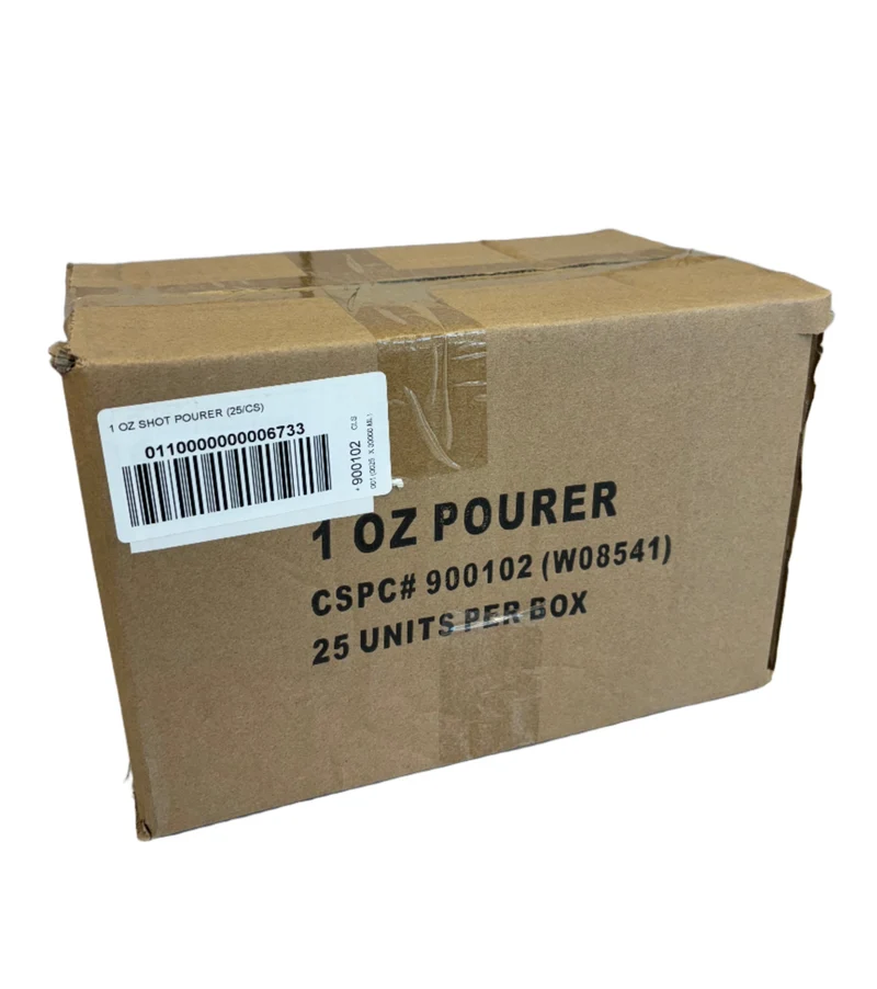 1 oz Liquor Shot Pourer (25 Units per Box)