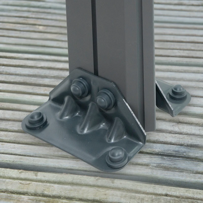 Tonnelle Martinique 4300 295 x 430 cm – Gris anthracite, polycarbonate 6 mm, aluminium
