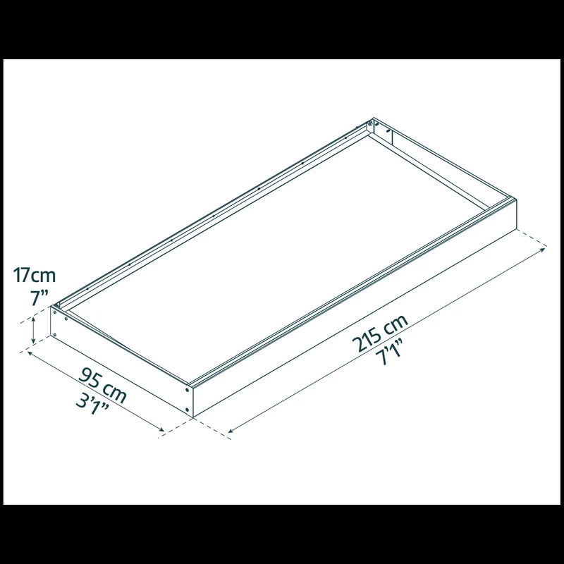 Auvent de porte Sophia 95 x 215 cm gris anthracite – polycarbonate 4 mm, aluminium, anti UV