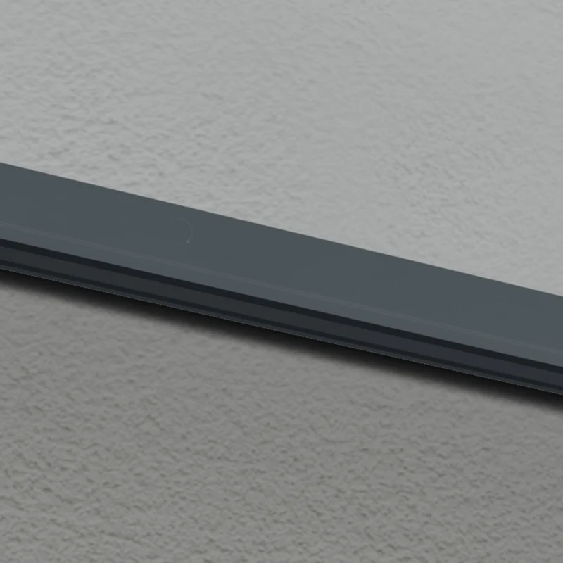 Auvent de porte Sophia 160 x 95 cm gris anthracite – acrylique 4 mm, aluminium, anti UV, sans entretien