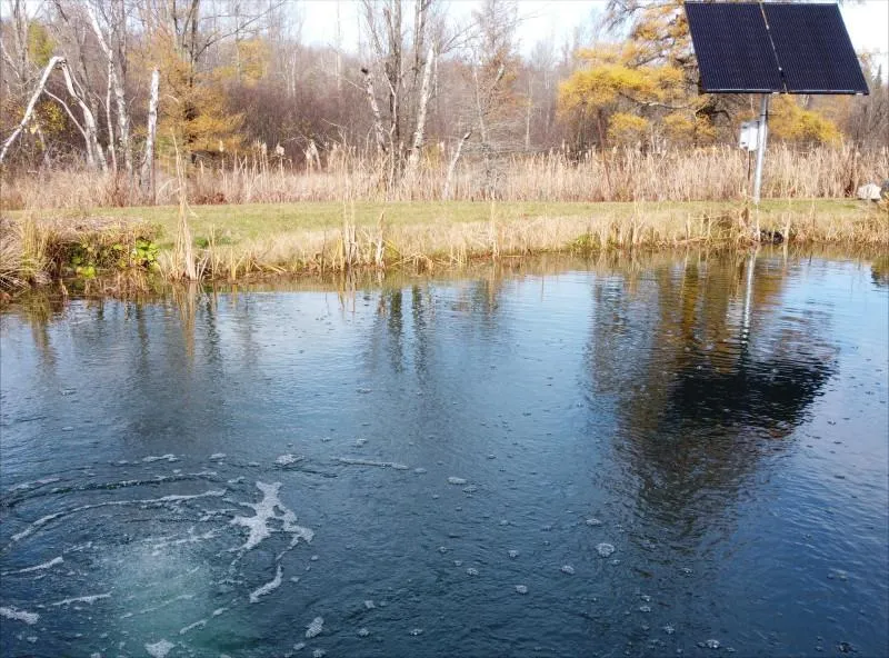 Direct Solar-Powered Aeration System