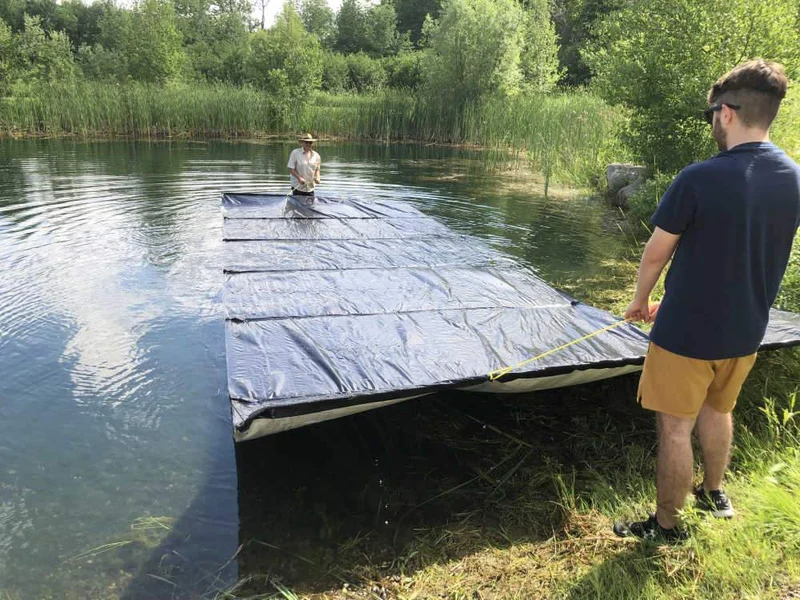 Benthic Barrier, Lake Bottom Blanket