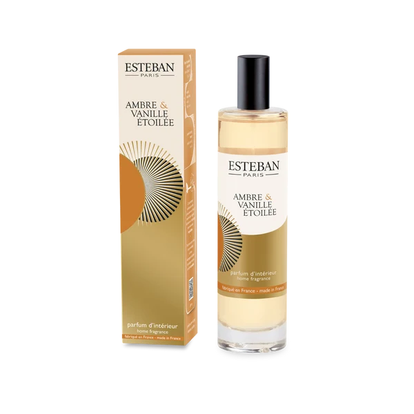 Spray per ambienti Ambra e Vaniglia Stellare 75 ml Esteban-Paris