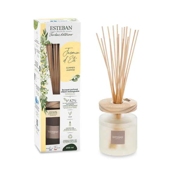 Bouquet Profumato Ellipse Gelsomino Estivo Ricaricabile 200 ml Esteban-Paris