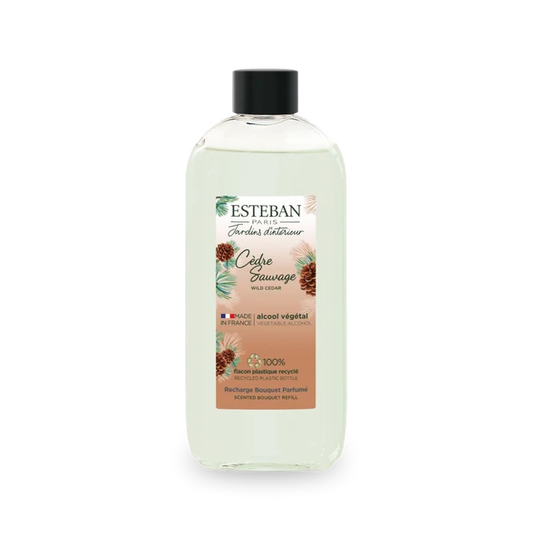 Ricarica per bouquet profumato Cedro selvatico 200 ml Esteban-Paris