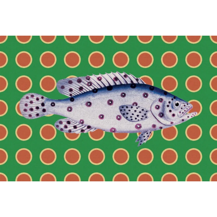 Tovaglietta Americana Fish Pois 44x30 cm