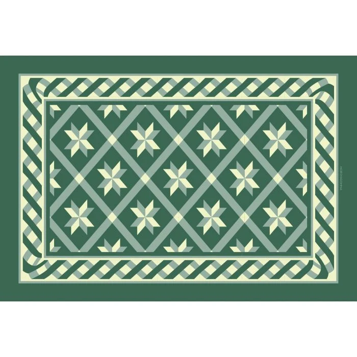 Tovaglietta Americana Classico Liberty A 44x30 cm Verde