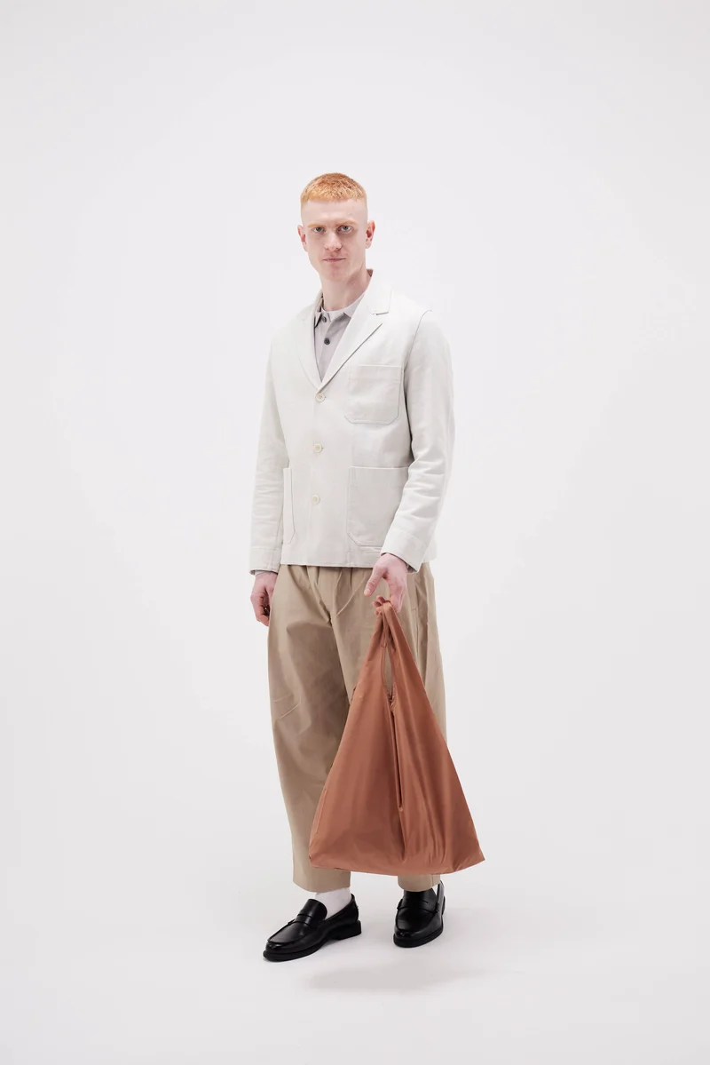 Borsa Spesa Pieghevole Ecologica Mousse Mocha Beige
