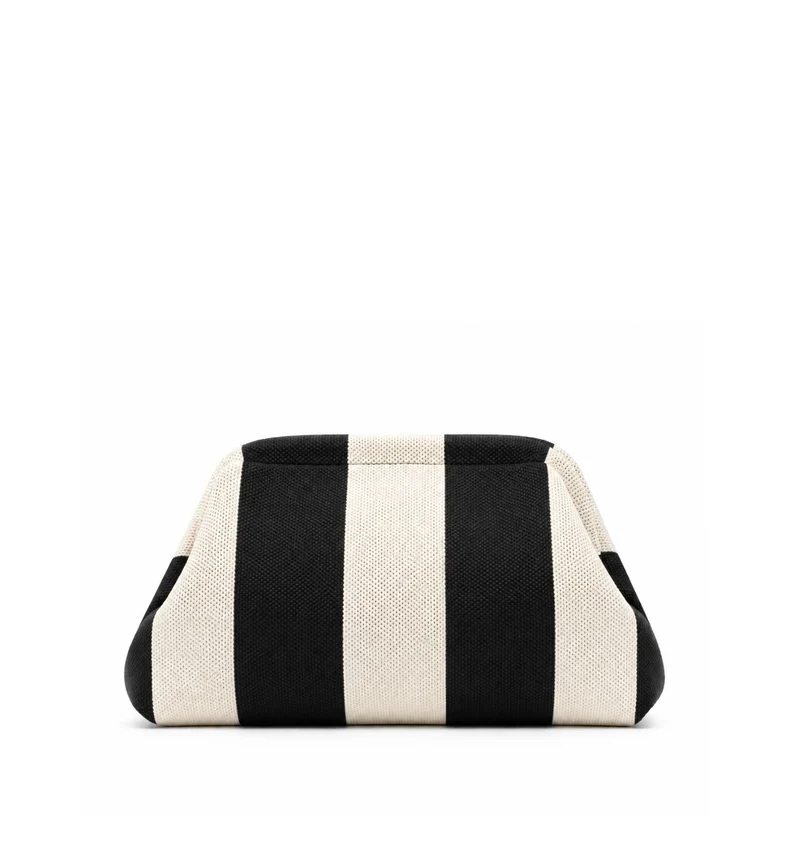 Pochette Donna 32x17x17,3 cm Nero Bianco