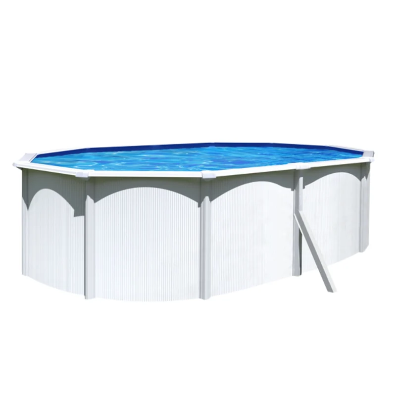 Piscine hors-sol métal Saphir 5,15 x 3,90 x 1,20 m – 16 m³ – Acier galvanisé ondulé et prélaqué