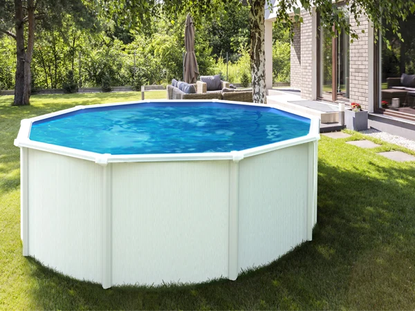 Piscine hors-sol Saphir Ø4,85 x H1,20 m – 18 m³ – Acier galvanisé