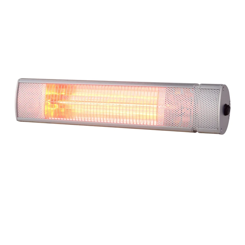 Chauffe-terrasse mural Hera infrarouge 1500W – Fixation murale – Commutateur – Cadre aluminium