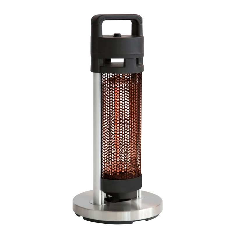 Mini chauffe-terrasse Iris infrarouge 700W – Alu/inox – Portée de 6 m²