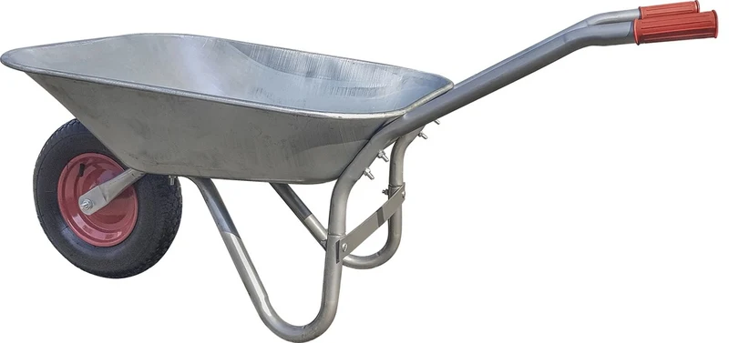 Brouette galvanisée 85L – roue à air – Capacité 100 kg