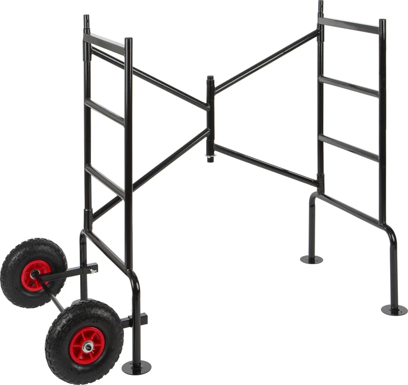 Échafaudage domestique pliable – Hauteur max. 2,80 m, plateforme réglable