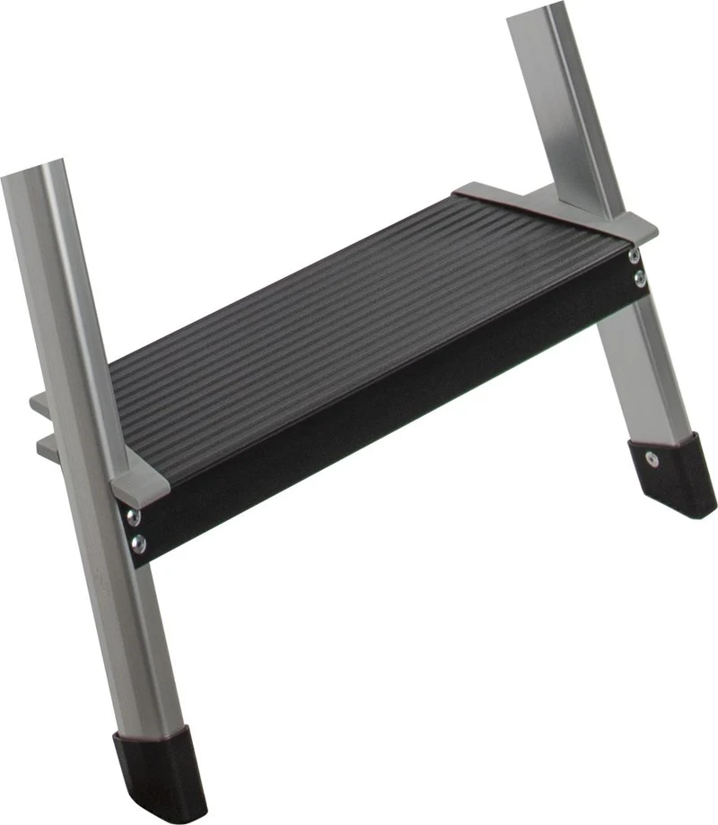Escabeau 5 marches aluminium léger avec marches larges 12 cm – Confort et hauteur jusqu’à 3 m