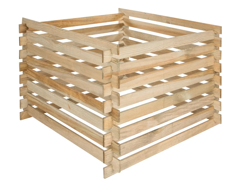 Composteur Bois 530L – Écologique, Robuste et Grande Capacité