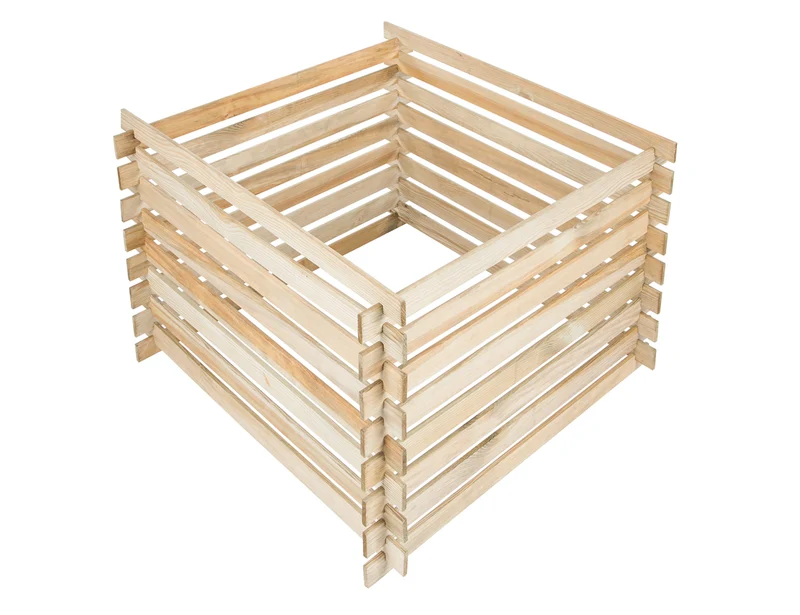 Composteur Bois 530L – Écologique, Robuste et Grande Capacité