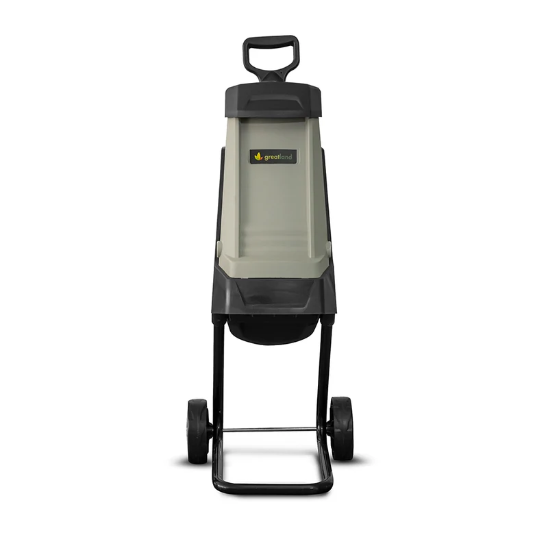 Broyeur de végétaux électrique 2400W - 2 couteaux - diamètre de coupe 40mm - sac de ramassage de 40 L