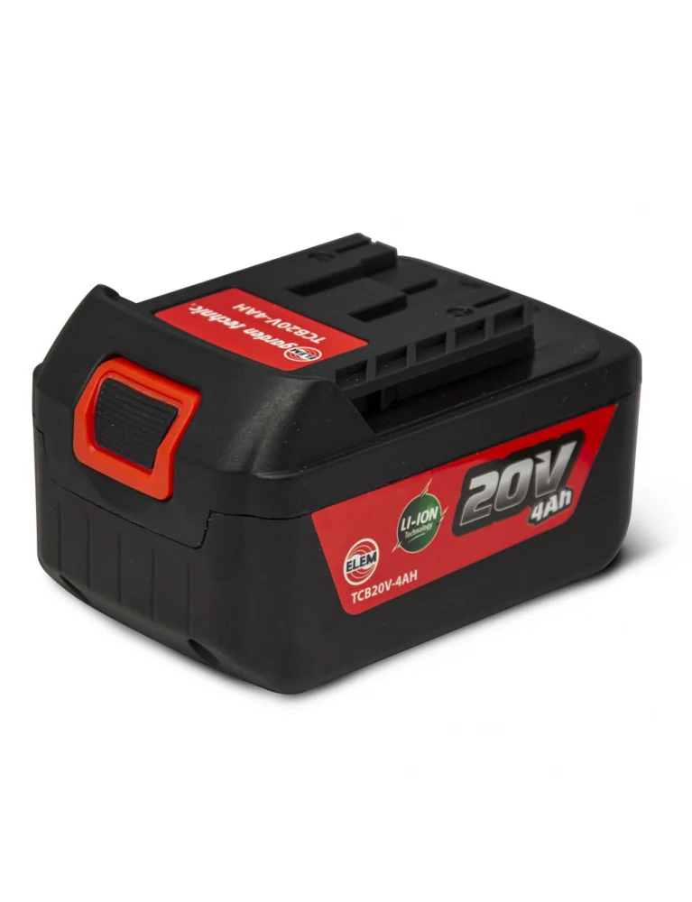 Batterie lithium 20V – 4Ah – haute autonomie – compatible Elem Garden Technic
