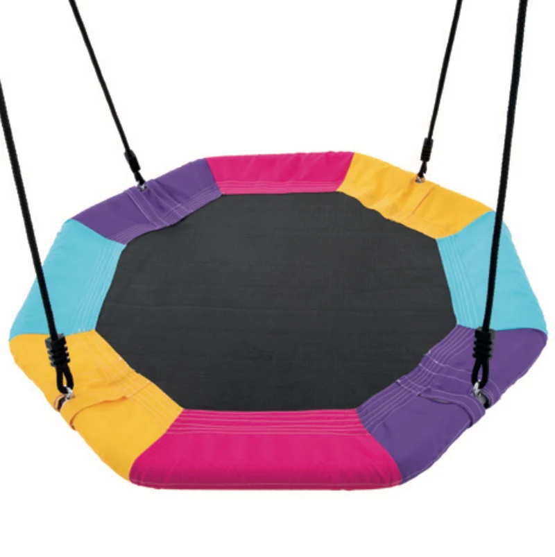 Portique balançoire 2/3 places – acier robuste – pour enfants de 3 à 10 ans
