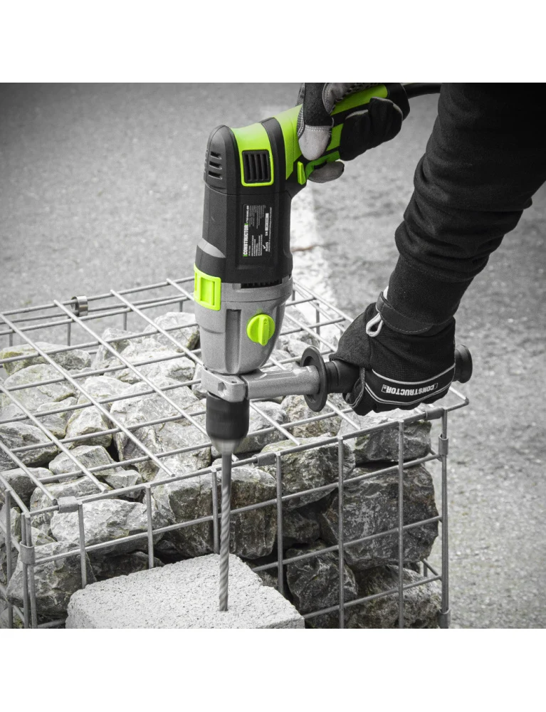 Perceuse à percussion 1050W – Mandrin automatique 13 mm – Coffret inclus – Poignée softgrip