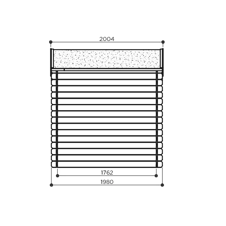 Abri de jardin Céline - avec abri-bûches - 1,98 x 1,98 + 0,5 m - sapin du Nord certifié - porte avec fenêtres