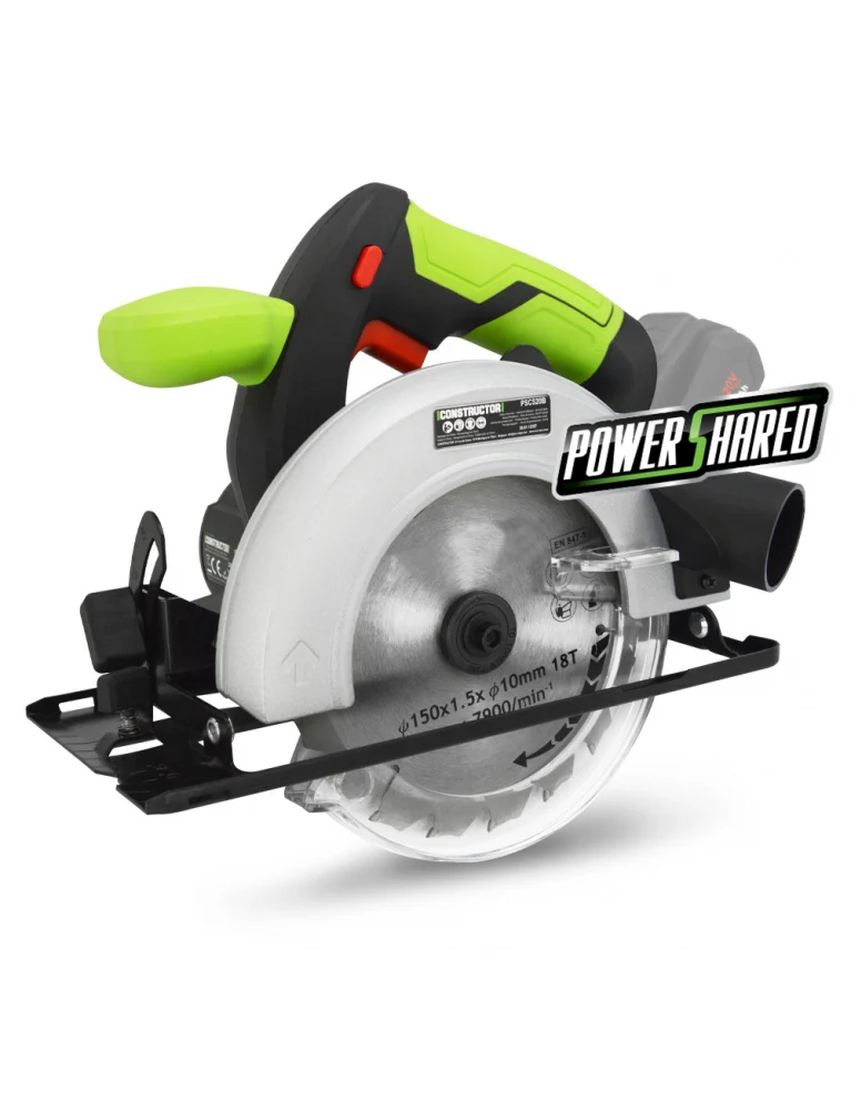 Scie circulaire sans fil 20V – 150 mm – coupe 45 mm – légère, précise et performante – sans batterie ni chargeur