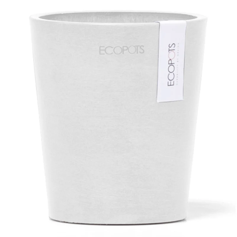 VASO DA TAVOLO ROTONDO MORINDA D14XH16CM BIANCO PURO