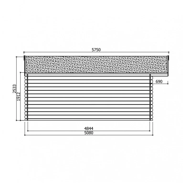 Abri de jardin Montreux - 5,08 x 5,08 - traité - sapin du Nord certifié - double-porte avec fenêtres