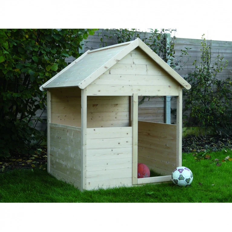 Cabane de jardin en bois pour enfants Playhouse Traditional – 1,20 x 1,20 m