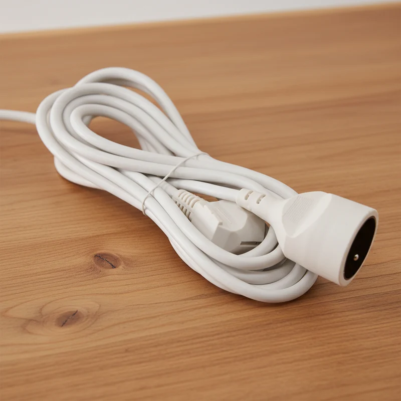 Rallonge électrique 5 m I-WATTS – Câble 3G1.5 mm², 3680W, protection enfant, certifiée NF