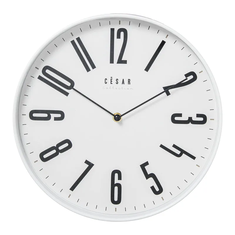 Orologio da Parete in Acrilico D30cm Nero Peraga Home