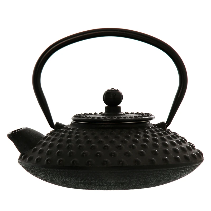 Teiera in Ghisa con Filtro Inox 0.5L Nero Lucido Peraga Home