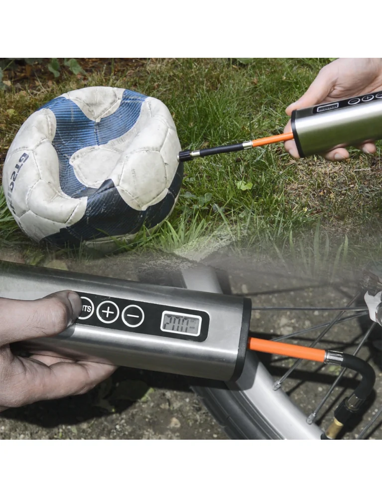 Compresseur rechargeable 12V ultra-compact – 10 bars, LED, batterie lithium