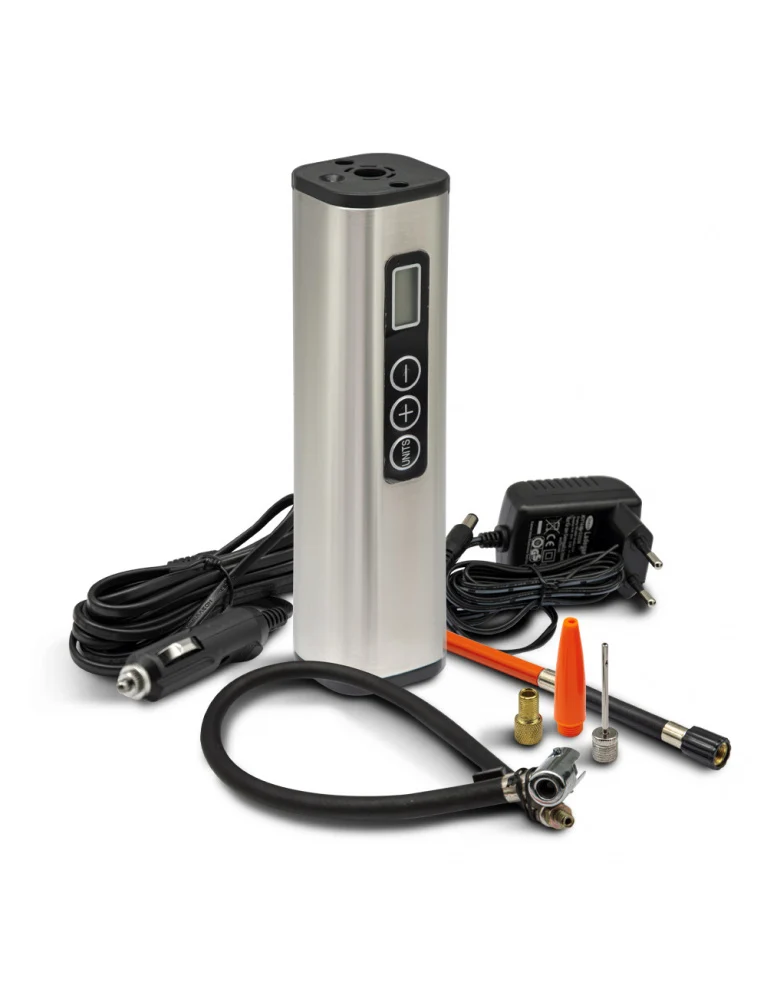 Compresseur rechargeable 12V ultra-compact – 10 bars, LED, batterie lithium