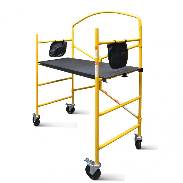 Échafaudage pliant en acier – 2 hauteurs 60/90 cm – 225 kg