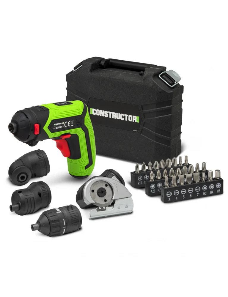 Tournevis rechargeable 4V lithium – 1500 mAh, 4 Nm, coffret 31 accessoires