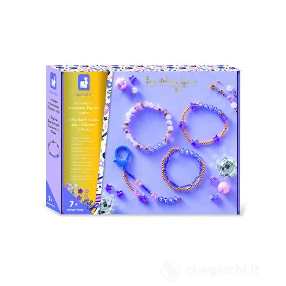 Giocattolo 3 Braccialetti Pop Star Multicolore