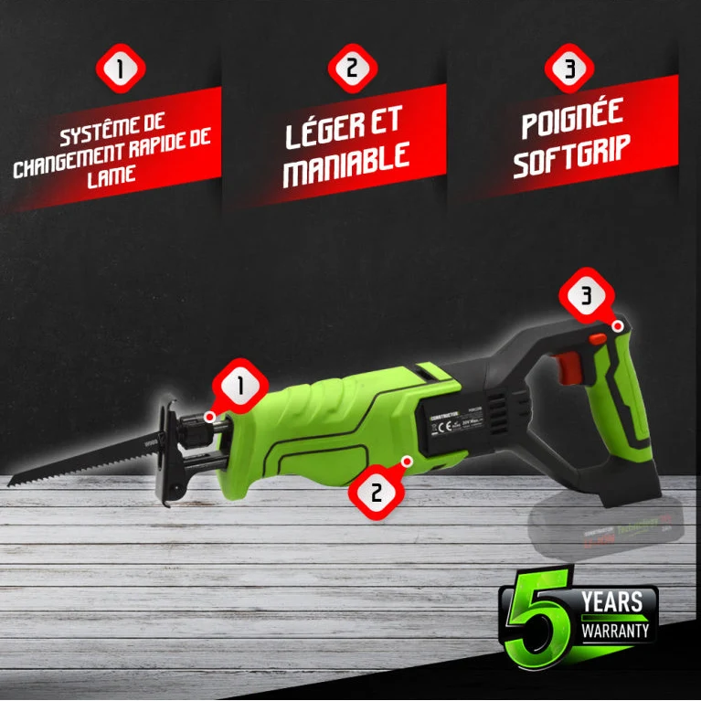 Scie égoïne sans fil 20 V max - sans batterie