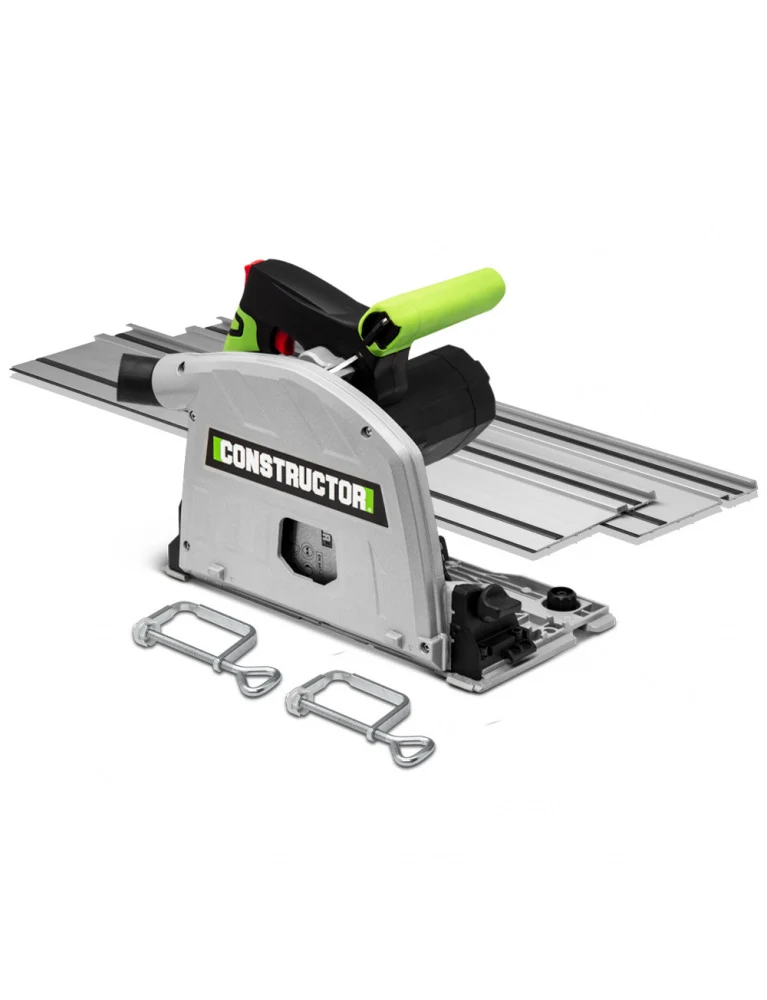 Scie circulaire plongeante 1400W – 190 mm – rails inclus – coupe précise et puissante