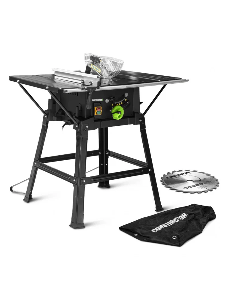 Scie circulaire sur table 2000W – 254 mm – coupe 87 mm – puissante, précise et polyvalente